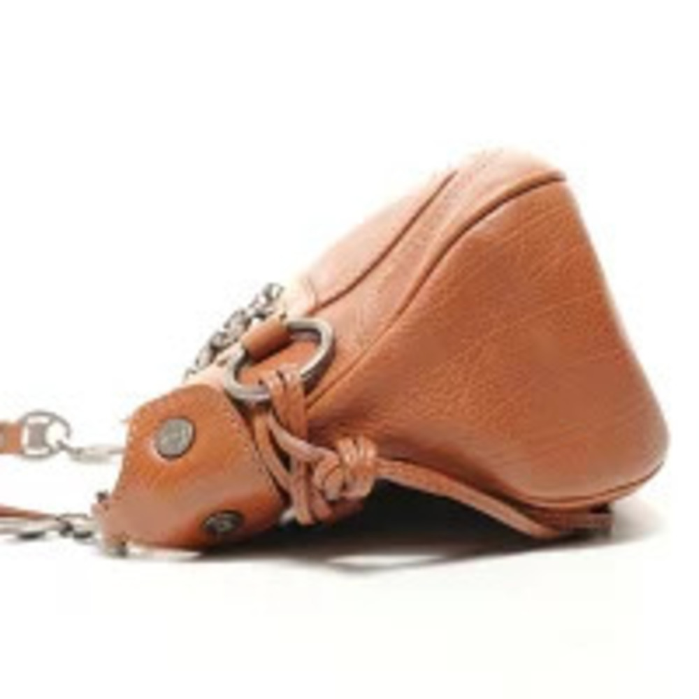 Celine Leather Triomphe Boogie Bag Shoulder Brown - Picture 3 of 13
